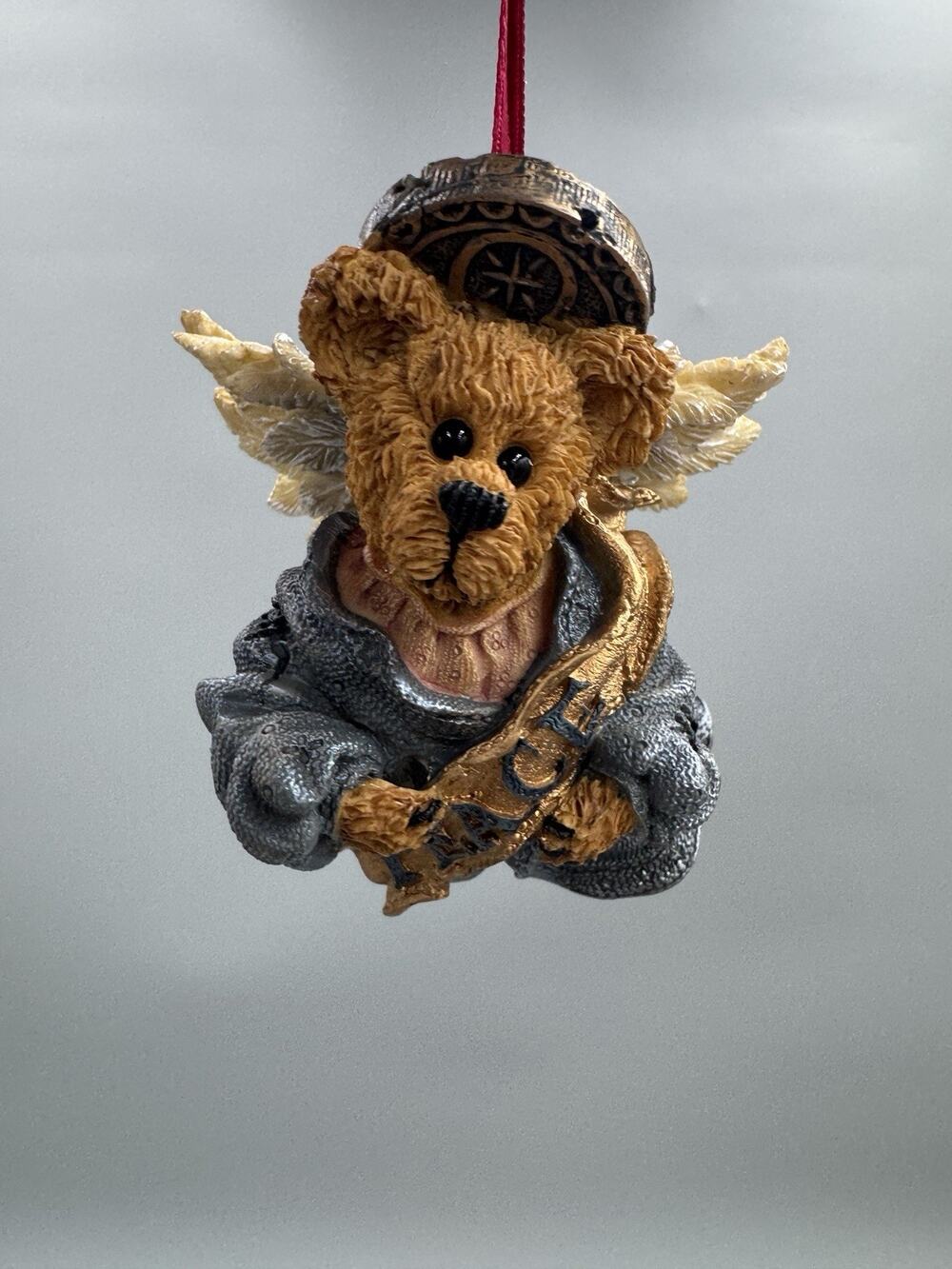 1995 Boyds Bears Celestina Peace Angel Bear Christmas Ornament